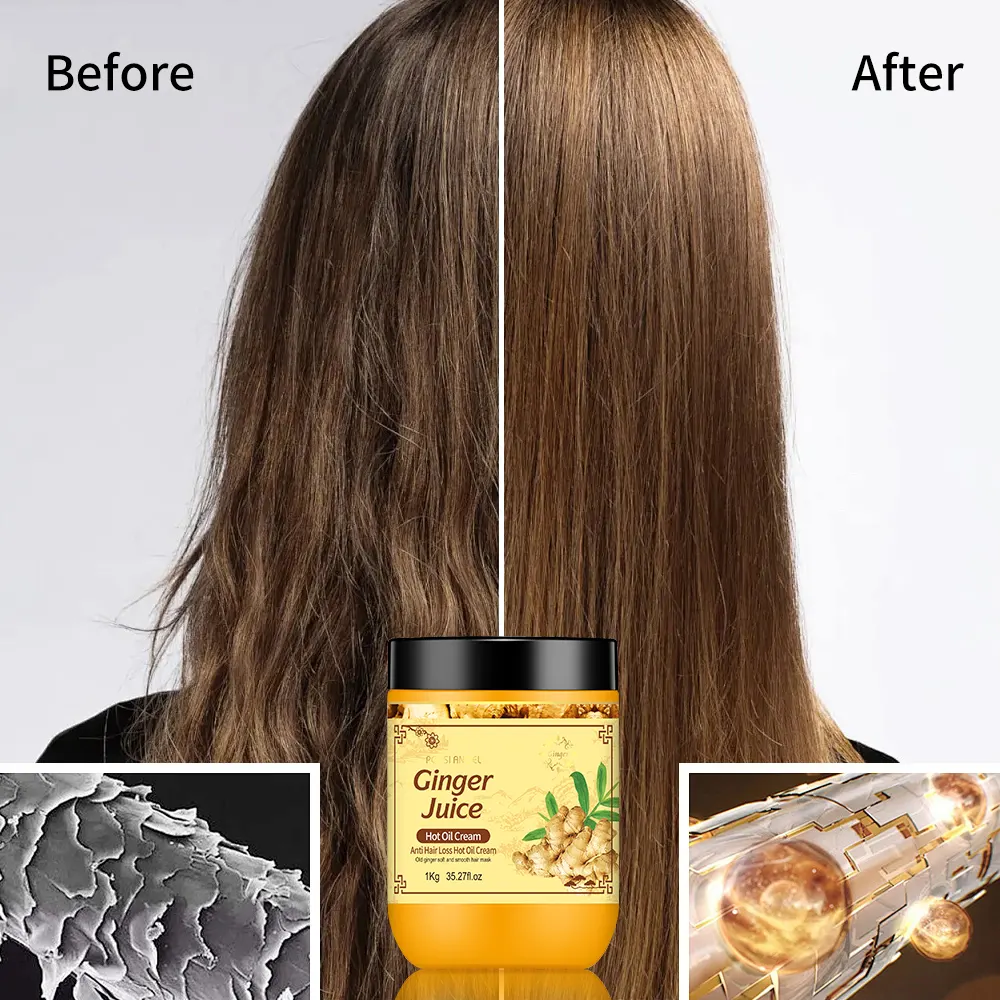 Commercio all'ingrosso di alta qualità senza solfato naturalmente controllo olio Bio cheratina trattamento di perdita di capelli Unisex nutriente balsamo per capelli