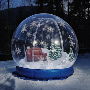<b>Inflatable</b> Snow Globe With PVC Material Transparent Design for Outdoor Use 202404 <b>Inflatable</b> Snowglobe <b>Inflatable</b> S - Product Image 5