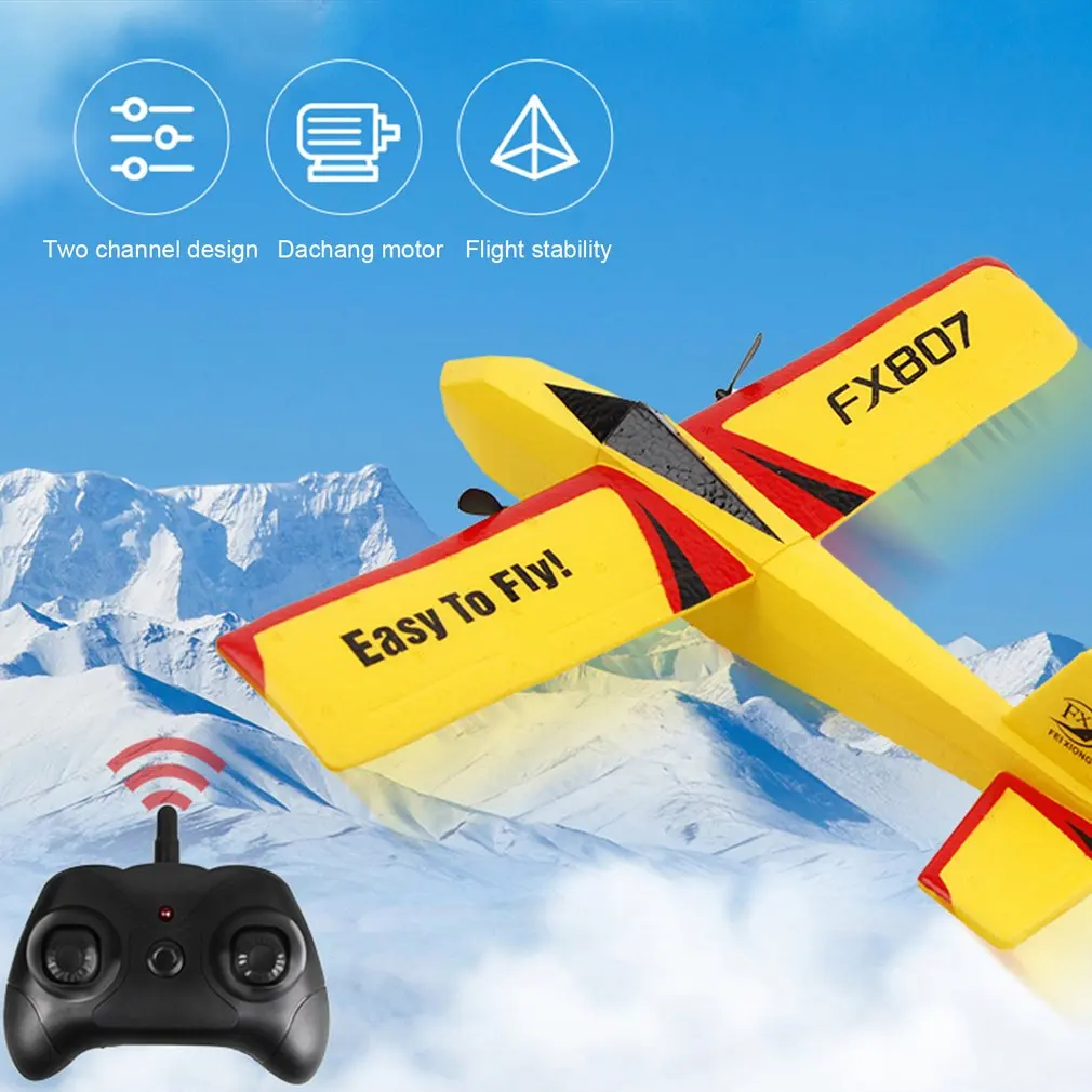 Original HOSHI FX-807 RC Plane Fixed Wing 2.4G Remote Control RC Glider Airplane Fixed Wing Wingspan EPP Material 120M Distance