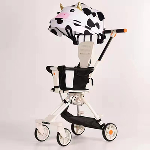 Nouveau système de poussette de voyage avec barre de poussée pour garçons et filles, porte-bébé avec roues - Product Image 4