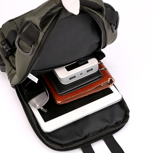 Nova Bolsa Transversal à Prova d'Água com Porta USB, Resistente ao Uso e Antifurto - Product Image 6