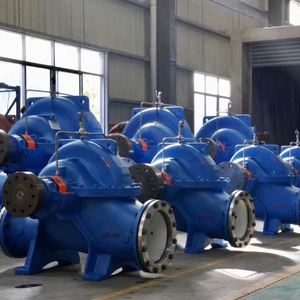 SH Type Double <b>Suction</b> <b>Pump</b> High Lift Large Industrial Water <b>Pump</b> with 5KW and 15KW Power Horizontal Large Flow Water <b>Pump</b> - Product Image 6