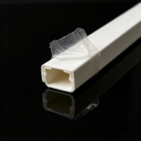 Canal de câblage électrique en PVC blanc, résistant à la combustion et aux UV, conduit de câblage en UPVC, gaine de câblage