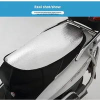 Livraison directe en gros transfrontalière pour véhicule électrique moto housse de siège Anti-soleil coussin en aluminium coussins de siège oreiller