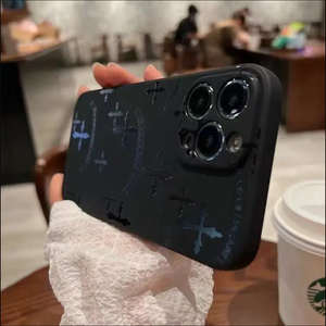 Jésus <span class=keywords><strong>Christ</strong></span> Croix Noir Téléphone étui pour iphone 15 13 14 12 11 Pro Max 14 15 Plus Cas X XS XR Mini Antichoc Doux Funda Couverture - Product Image 2