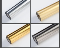 Rouleau de film PET holographique doré et argenté pour marquage à chaud, écologique, lavable, film de transfert thermique métallique pour étiquettes d'emballage