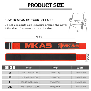 เข็มขัดยกน้ำหนัก MKAS คุณภาพสูง รองรับแรงยกได้ดีเยี่ยม สำหรับฝึกเดดลิฟท์ ผลิตจากวัสดุ EVA พรีเมียม 100% เหมาะสำหรับผู้ชายและผู้หญิง - Product Image 6