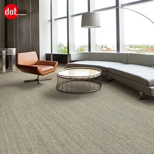 Commercial Office 60x60 Carpet Tiles Interlocking For Stick Carpet Tile