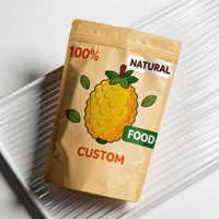Sachets refermables personnalisés de qualité alimentaire, durables, pour fruits secs, sacs en Mylar avec pochette Doypack personnalisée