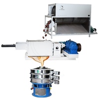 Semi-automatische commerciële palmolie-extractiemachines, palmolieproductielijn 1 ton/uur voor de verwerking van eetbare olie en ruwe zaden
