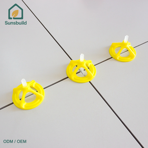 Entretoises modernes à nivellement automatique pour carreaux de sol Cales en plastique PP de 1mm d'épaisseur avec clip pratique Accessoires pour carreaux à nivellement automatique - Product Image 4