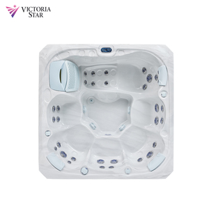 <span class=keywords><strong>Spa</strong></span> en acrylique pour 6 personnes, bain à remous extérieur, jacuzzi extérieur avec jets, éclairage LED coloré - Product Image 2