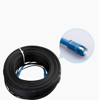 Kabel Patchcord Fiber Optik SC/APC UPC FTTH Indoor/Outdoor Jumper Optik dengan Penguatan FRP untuk 4G Wireless POE G657A1/A2