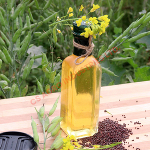 Huile de moutarde pure de qualité supérieure naturelle et non raffinée, idéale pour les vinaigrettes, les marinades et les choix de cuisson soucieux de la santé - Product Image 4