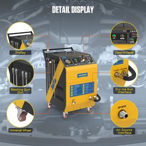 AUTOOL HTS708 Co2 <span class=keywords><strong>Cryogénique</strong></span> Commercial Industriel Peinture Jet Froid Décapage de la Rouille Glaçon Sec Sablage Machine de Sablage pour Voitures - Product Image 5