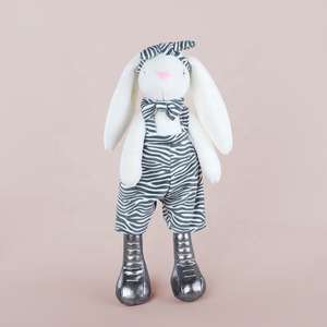 Peluche <span class=keywords><strong>Lapin</strong></span> <span class=keywords><strong>de</strong></span> Pâques Doux et Confortable en Lin <span class=keywords><strong>de</strong></span> Haute Qualité, Jouet Personnalisé en Lin Hypoallergénique, Poupée <span class=keywords><strong>Lapin</strong></span> en Lin - Product Image 4