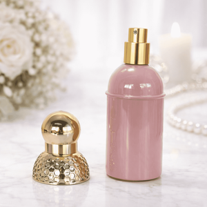 Custom 30ml Luxury Elegant Honeycomb Lid Gold <b>Spray</b> <b>Perfume</b> <b>Bottle</b> for Middle East - Product Image 2