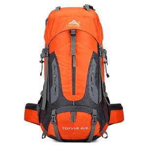 Personalizzato 50L nero leggero zaino da viaggio impermeabile in Nylon in poliestere foderato per l'arrampicata Trekking nei campi di <span class=keywords><strong>montagna</strong></span> - Product Image 3