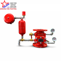 Katup Alarm Basah ZSFZ DN100 DN125 DN150 DN200 1.2MPa Sistem Sprinkler Otomatis Ruang Tunda Alarm Motor Air OEM