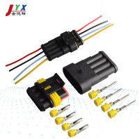 Faisceau de câbles étanche fiable pour automobile, 6 broches mâle-femelle, connecteur électrique Super Seal pour lampe au xénon de voiture, vente en gros