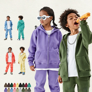 <span class=keywords><strong>Felpa</strong></span> con Cappuccio Unisex di Alta Qualità per Bambini, 350G in Cotone Felpato Traspirante ed Ecologico, con Zip, Stampa e Ricamo - Product Image 1