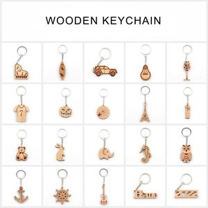 Welcome Home Keychain Wood New Home Keychain Gifts Homeowner Engraved Wooden Key Tag - Product Image 2
