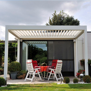 Pare-soleil de jardin en Aluminium manuel, ombrage de soleil, de <span class=keywords><strong>terrasse</strong></span>, tabliers à manger, Pergola - Product Image 3