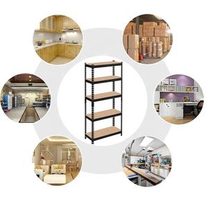 5-Tier Utility Shelves Metal Storage Shelves Adjustable <strong>Shelving</strong> Units Boltless Assembly Custom Garage Shelves <strong>Shed</strong> <strong>Shelving</strong> - Product Image 5