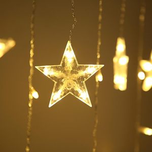 Guirlande lumineuse étoile <span class=keywords><strong>de</strong></span> lune brillante et château <span class=keywords><strong>de</strong></span> conte <span class=keywords><strong>de</strong></span> fées, rideau lumineux musulman, guirlande lumineuse pour la maison, les fêtes, le ramadan, la décoration <span class=keywords><strong>de</strong></span> l'Aïd - Product Image 4