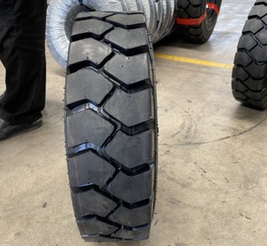 Ban Luar Forklift Industri 6.50-10 Karet Alam Tugas Berat Merek JINQI Kualitas Tinggi Versi Baru - Product Image 2
