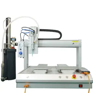 Fully Automatic Robot Epoxy Adhesive Dispensing Machine Factory Desktop Double Track Dispensing Machine