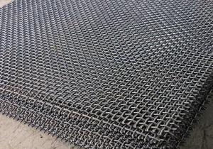 רשת סינון מגולוונת בחום מפלדת 65Mn עמידה בפני שחיקה, פלדת מנגן גבוהה, להפרדה וסינון בכרייה ובמחצבות - Product Image 6