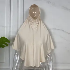 High Quality Muslim Niqab Veil Face Cover Islamic Scarf Turban Hijab Women Under Scarf Shawls Cover Instant Hijab Veil