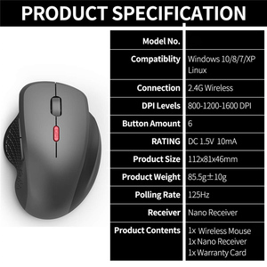 Meilleur vendeur en gros <span class=keywords><strong>souris</strong></span> sans fil ordinateur portable 6D <span class=keywords><strong>souris</strong></span> sans fil <span class=keywords><strong>verticale</strong></span> <span class=keywords><strong>ergonomique</strong></span> <span class=keywords><strong>souris</strong></span> sans fil - Product Image 4
