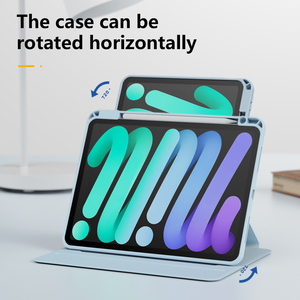 ODM Popular más útil PU funda giratoria soporte Rosa 10,2 pulgadas universal Tablet Covers & Cases para iPad - Product Image 3