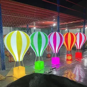 DJバーショップディスプレイ用の巨大なイベントパーティーレンタルデコレーションカラフルな熱気球小道具
