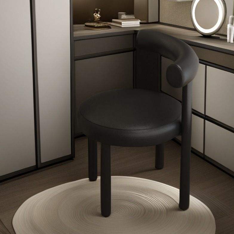 Pure black leather PU (seat cushion 46CM)