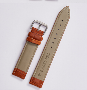 <span class=keywords><strong>Cinturino</strong></span> in vera <span class=keywords><strong>pelle</strong></span> <span class=keywords><strong>di</strong></span> mucca da 20mm con motivo a <span class=keywords><strong>coccodrillo</strong></span> <span class=keywords><strong>di</strong></span> alta qualità - Product Image 6