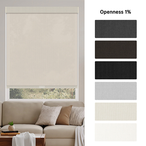 SAMADHI New Desgin Sunlight Fabric Roller Blinds Blind Friendly Flame-retardant Functions <b>Shades</b> - Product Image 3