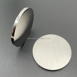 2,5 mm Dicke Gebürstete Titan-Stahl-Rundplatten für Persönliche Gravur - Product Image 2