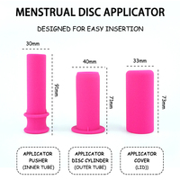 Disque Menstruel en Silicone Souple Personnalisable et Réutilisable avec Applicateur – Vente en Gros OEM – Soins Menstruels Écologiques