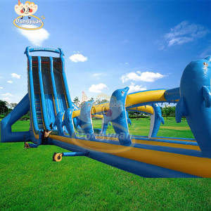 Diversão interior exterior comercial grande salto inflável Bounce casa castelo água parques equipamentos desliza piscina para adultos - Product Image 3