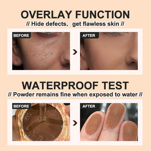 FATAZEN <span class=keywords><strong>Poudre</strong></span> Compacte <span class=keywords><strong>Matifiante</strong></span> Anti-Cernes Imperméable Haute Pigmentation Contrôle du Sébum <span class=keywords><strong>Poudre</strong></span> Bronzante SPF 25 - Product Image 5