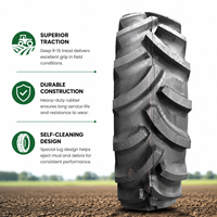 Pneu de tracteur 14.9-24 28 14.9-30, motif R1-S, pour véhicules agricoles dans les zones agricoles et forestières