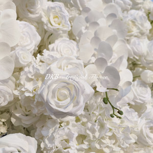 Diseño de fábrica decoración de fondo de boda de gama alta arco de flores artificiales de alta calidad - Product Image 5