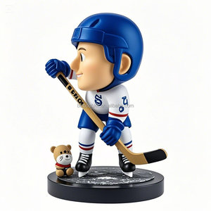 Eco-friendly casa in resina <span class=keywords><strong>Hockey</strong></span> Bobblehead Action Figure con ornamenti di vernice eco-friendly decorazione per la casa interna - Product Image 2
