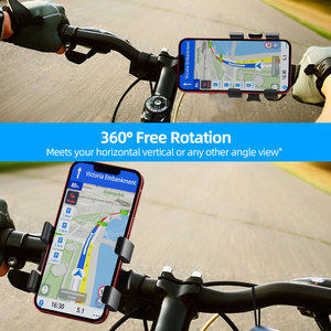 Support de téléphone pour moto et vélo, accessoire pour bicyclette, vélo, Scooter, vtt, convient pour <span class=keywords><strong>iPhone</strong></span> 11, <span class=keywords><strong>XR</strong></span>, X, XS, 8, 8 Plus - Product Image 4