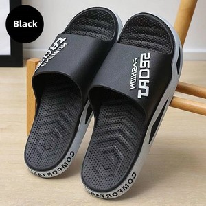 2025 Sports Slippers for Men Summer Wear Net Red Platform Sandals with Soft Bottom Non-Slip and Breathable Wear-Resistant
