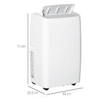 Climatiseur mobile intelligent Wifi pour maison connectée 12000 BTU 14000 BTU avec fonctions de refroidissement et de chauffage