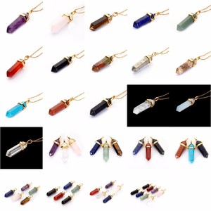 Ciondolo alla Moda in Quarzo Rosa, <span class=keywords><strong>Gioielli</strong></span> con Pendenti a Punta di Cristallo Curativo - Product Image 3